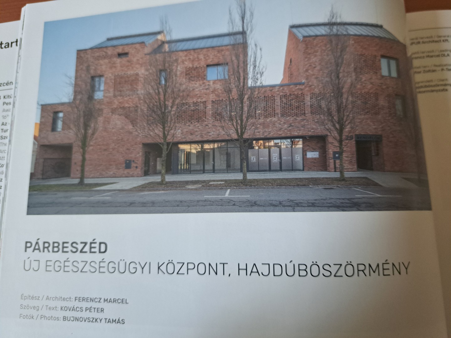  „Régi új magyar építőművészet” folyóiratban Hajdúböszörmény
