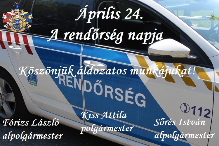 Április 24. - Rendőrség napja